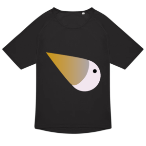 Geometric Gold Bird Active Tee
